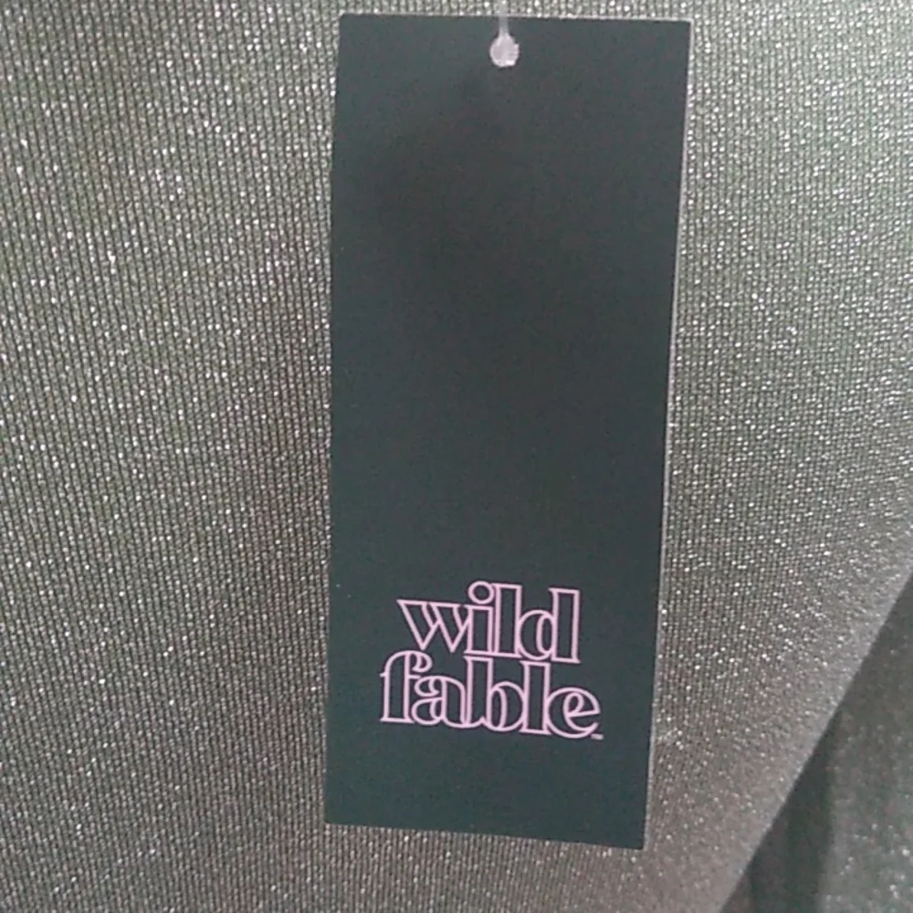 NWT Women's Long Sleeve Cut Out Lurex Bodycon Dress - Wild Fable - XS/S/M/L/XL - Picture 6 of 8